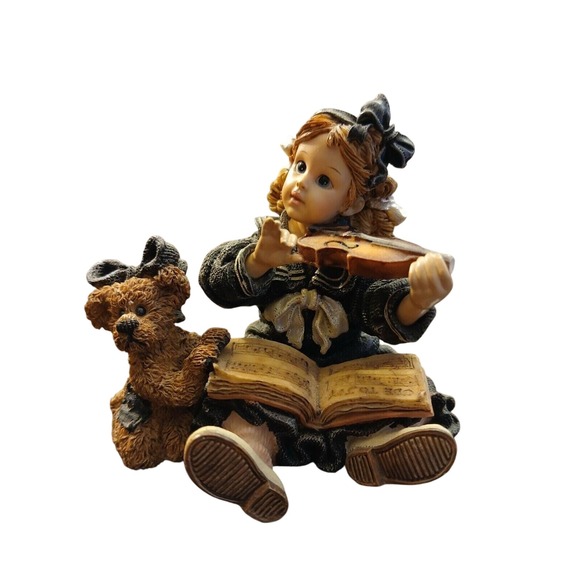 Boyds Bears Other - Boyds Bear Yesterdays Child Dollstone Lindsey Louise The Recital Figurine #68B5